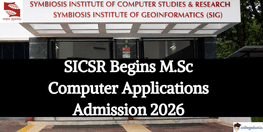 SICSR Begins MSc Computer Applications Admission 2026